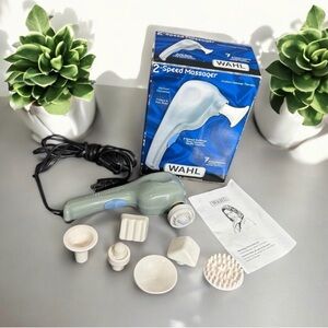 Wahl 2 Speed All Body Massager with 7 Attachments Fatigue Pain Relief